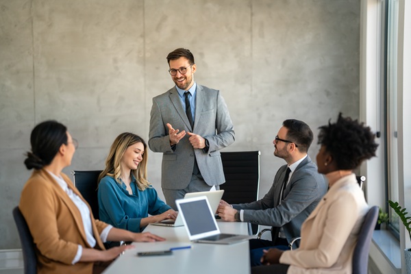 Business team meeting